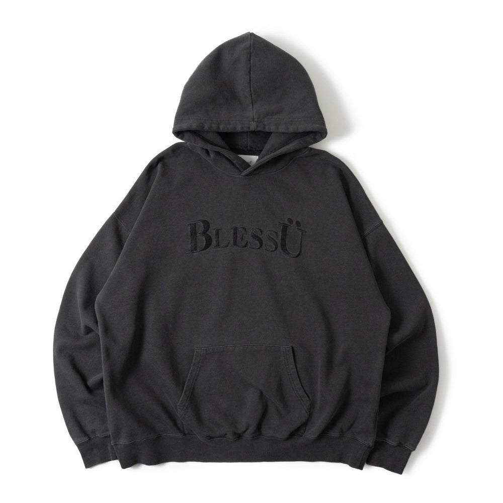 BLESS Ü pigment logo hoodie – YZ
