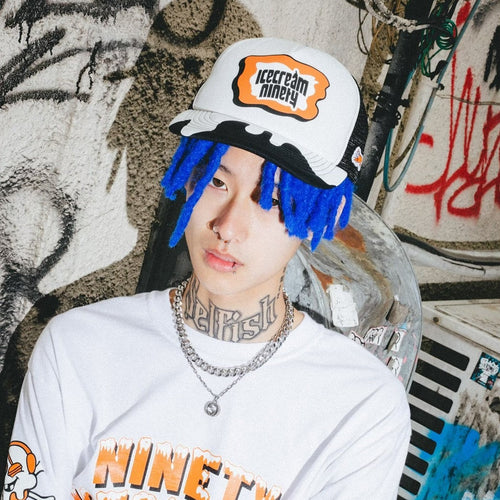 9090 × ICECREAM Mesh Cap – YZ