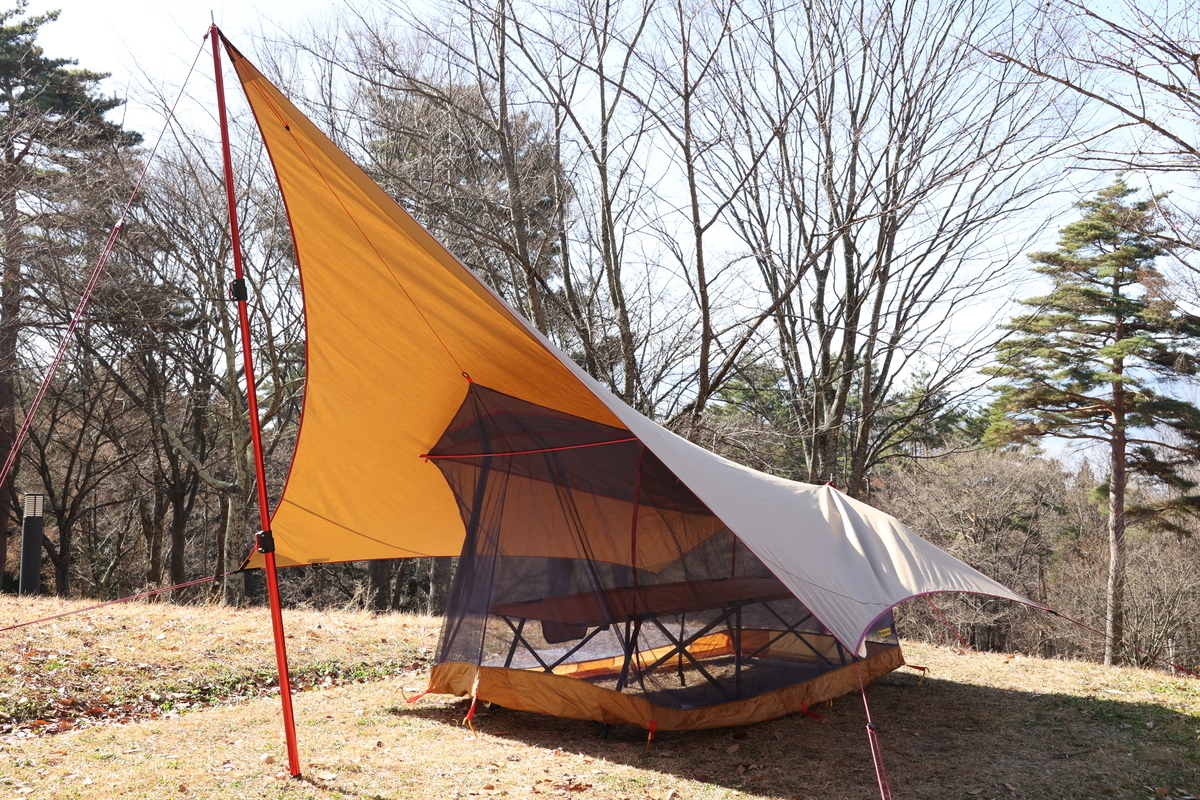 ムササビウィング 13ft.TC焚き火バージョン – 残念キャンプで