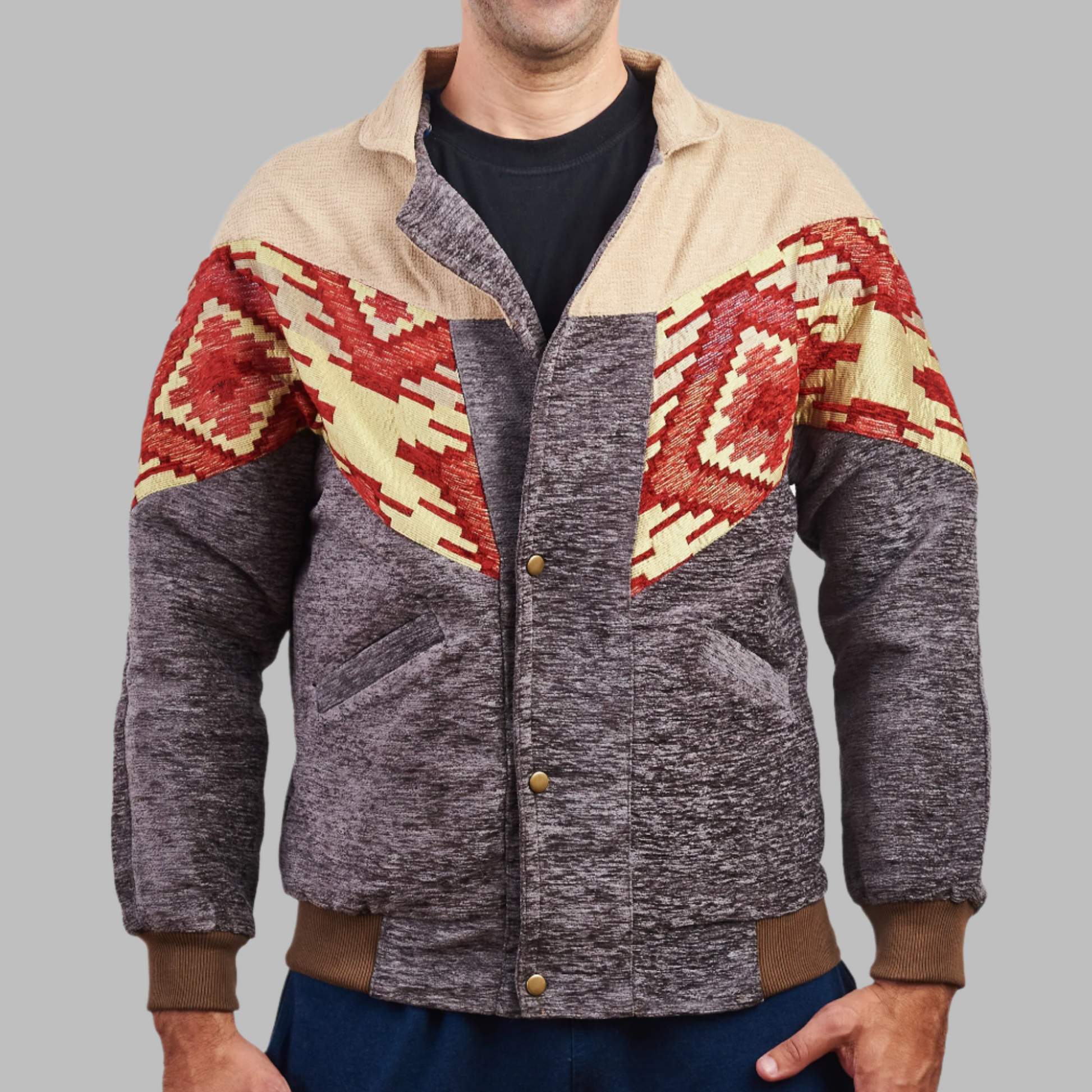Kilim Bomber Patchwork Jacket – ZABAZAR