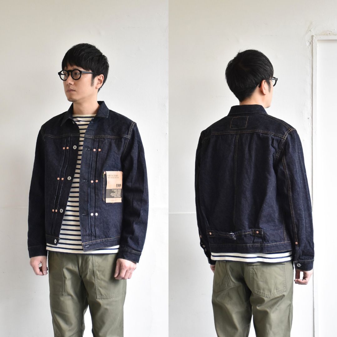 F.O.B FACTORY（エフオービー ファクトリー） GARAGE DENIM JACKET - ZABOU