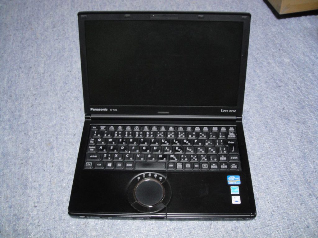 Panasonic Let'snote CF-SX2 SSD交換とXPインストール(デュアルブート