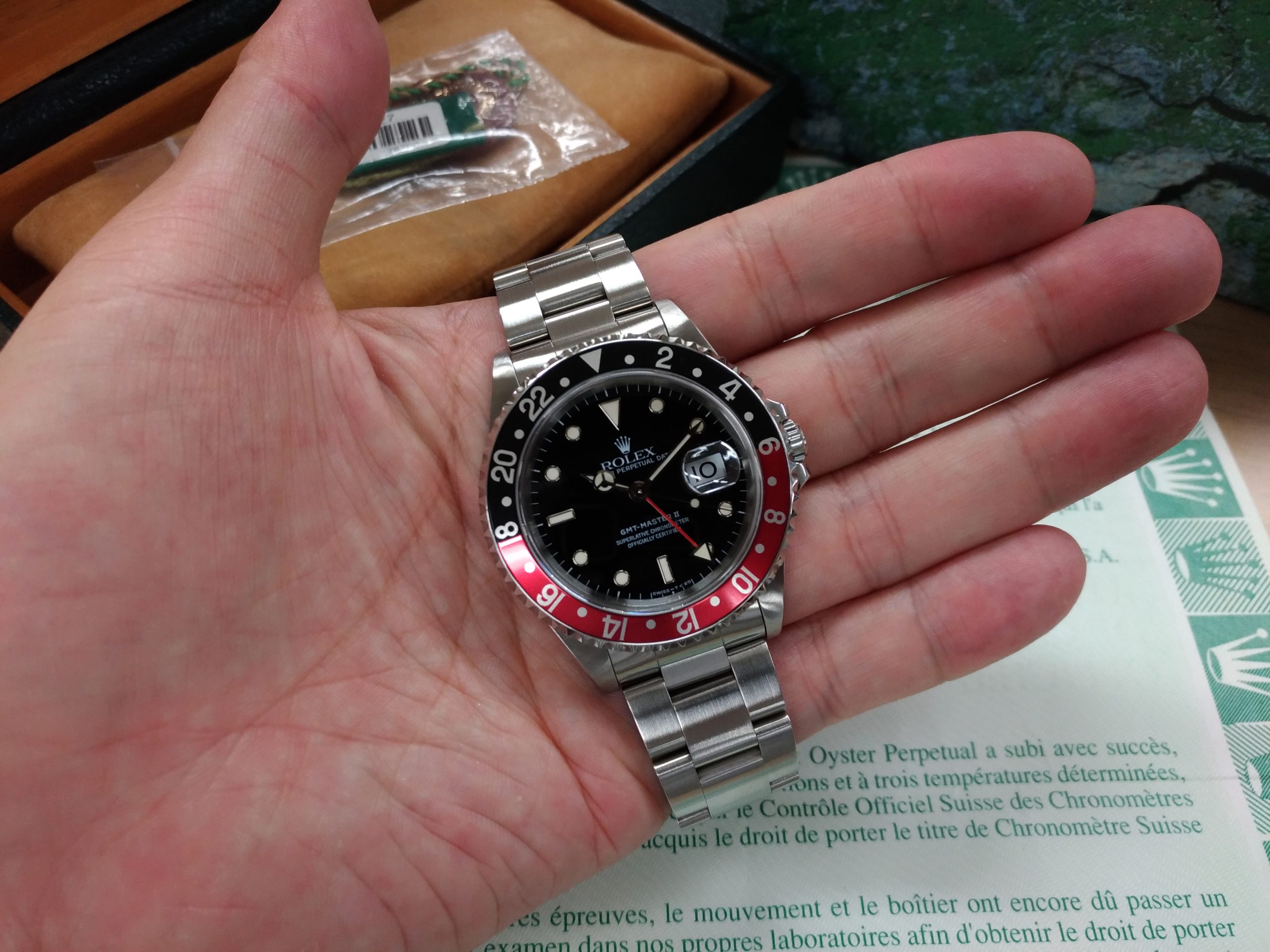 レビュー】ロレックス 16710 GMTマスター2 “コーク”ベゼル 只今高騰中