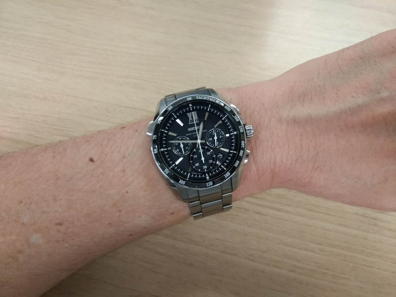 レビュー】セイコー ブライツ クロノグラフ SAGA153 ソーラー電波時計
