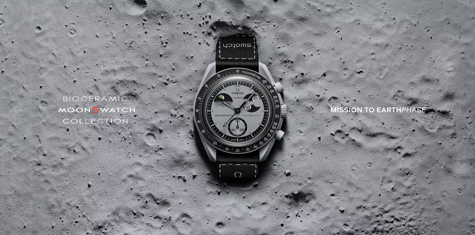 2024年新作】”MISSION TO EARTHPHASE” オメガ × スウォッチ SO33M700