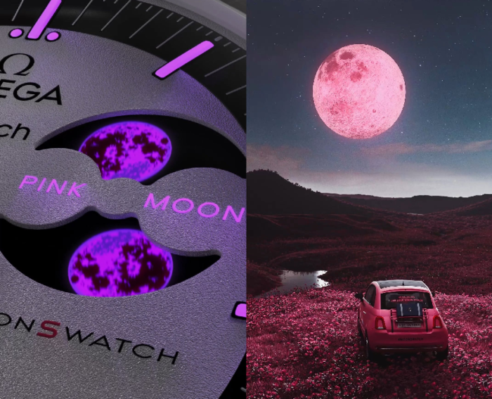 2025年新作】”MISSION TO THE PINK MOONPHASE” オメガ × スウォッチ
