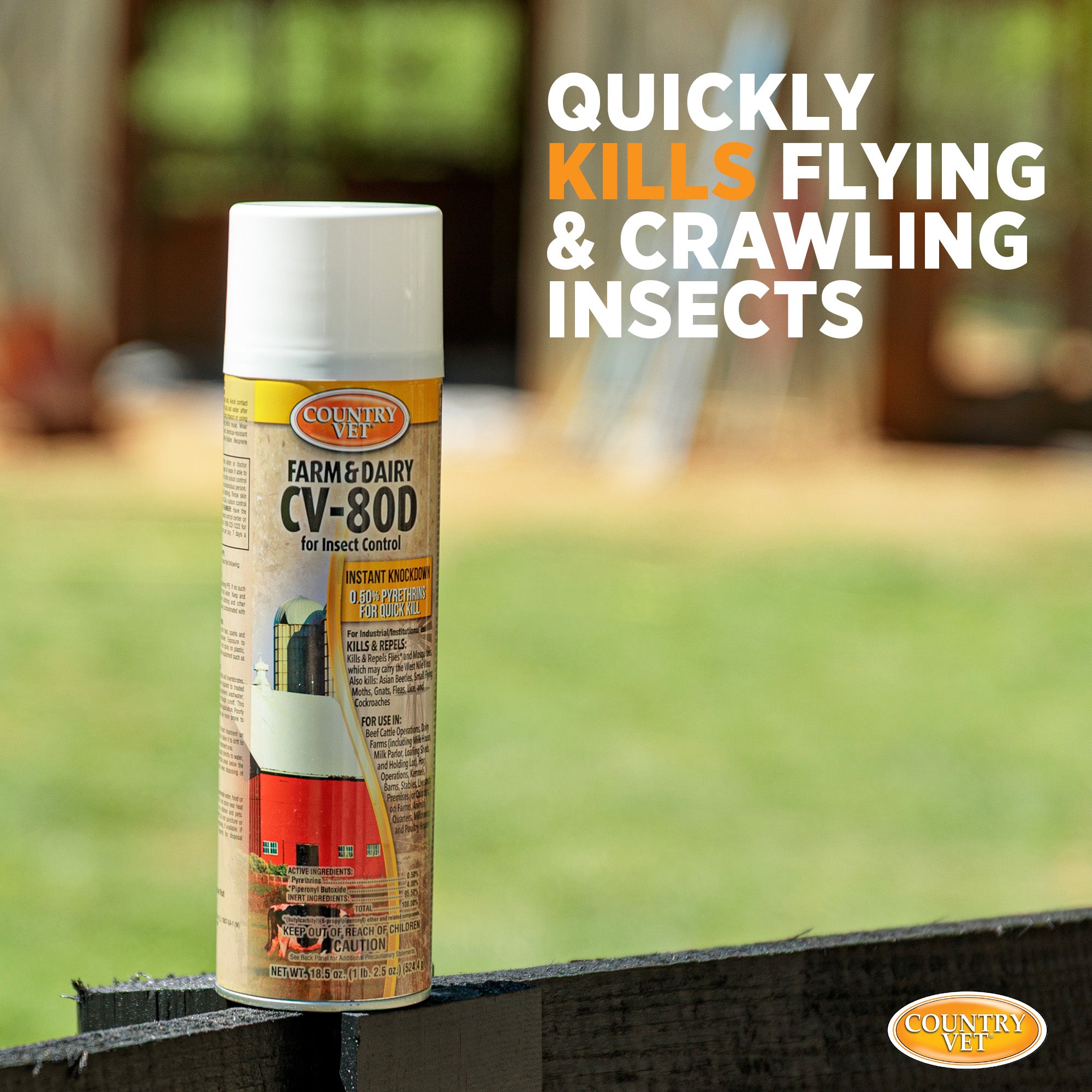 CV-80D Farm and Dairy Insect Control Spray - 18.5 oz. – Zep Inc.