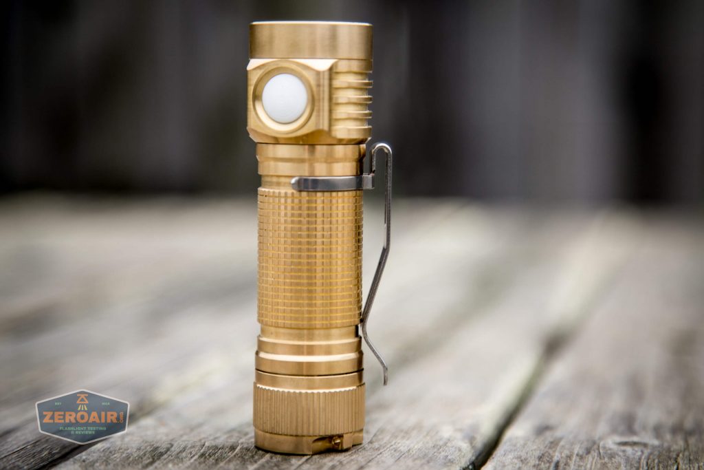 Emisar D4V2 Brass with E21A Emitters Flashlight – the Best Light