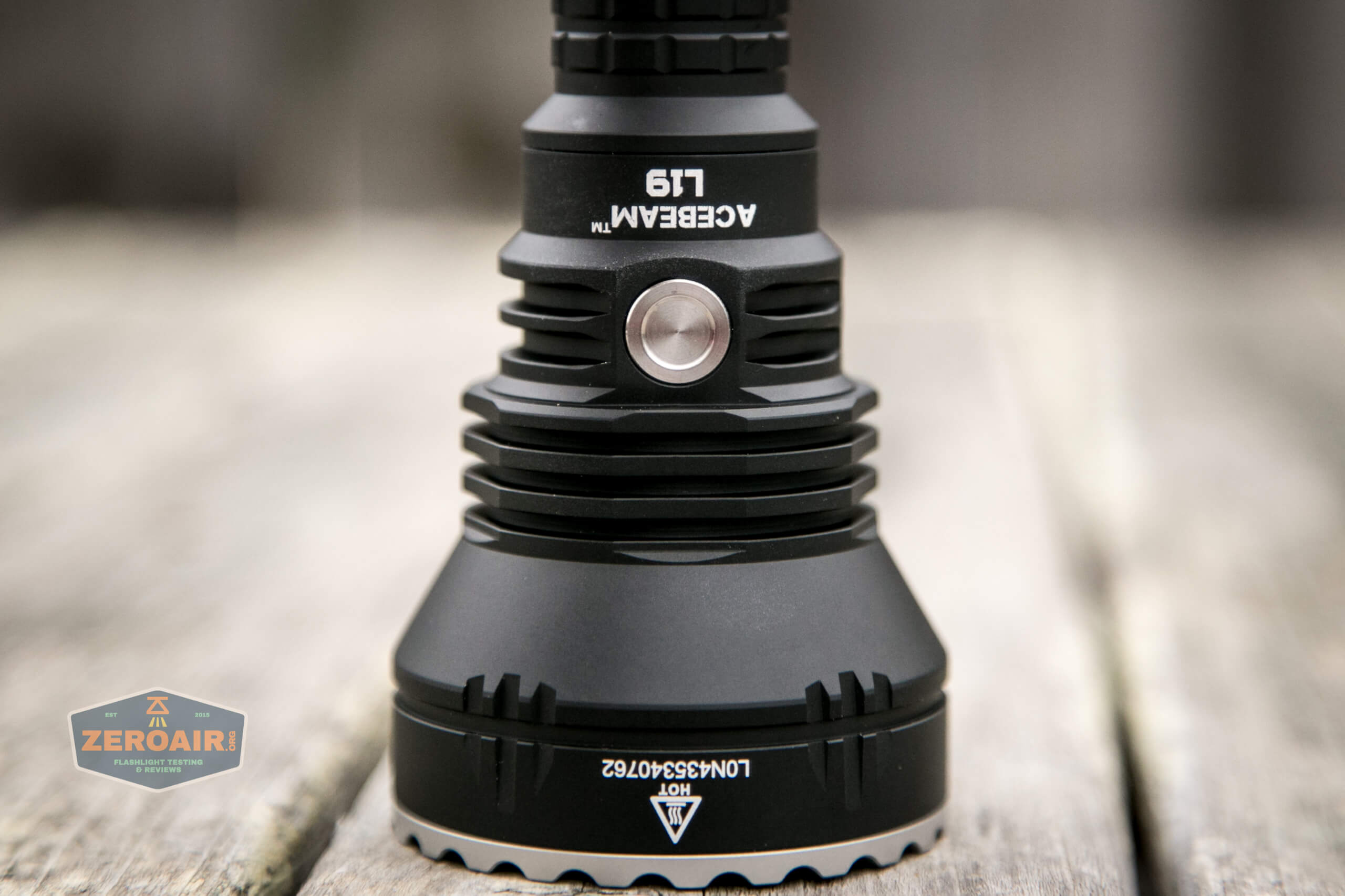 Acebeam L19 Long Range Hunting Flashlight Review - ZeroAir Reviews