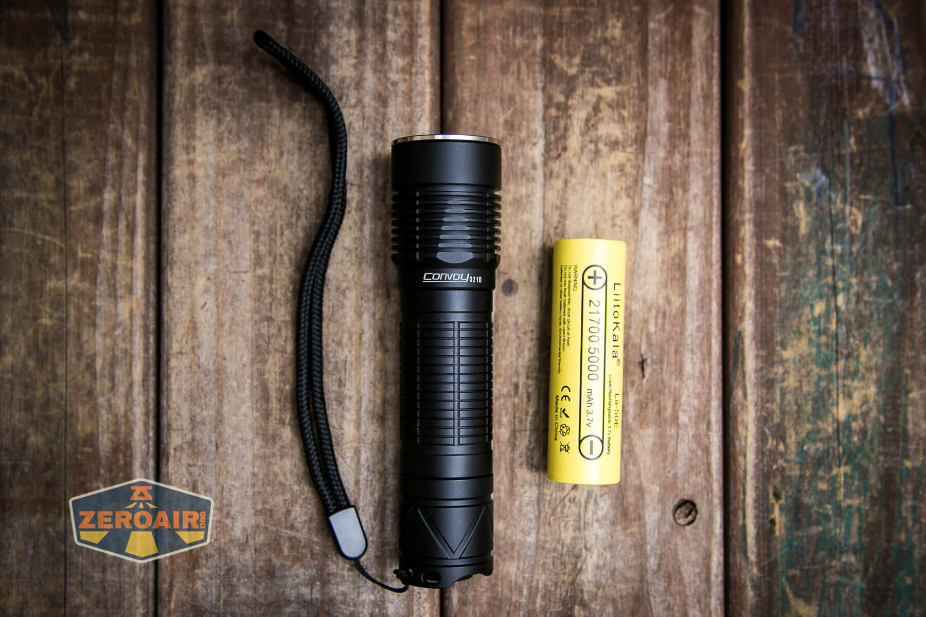 Convoy S21D Nichia 519a Flashlight Review - ZeroAir Reviews
