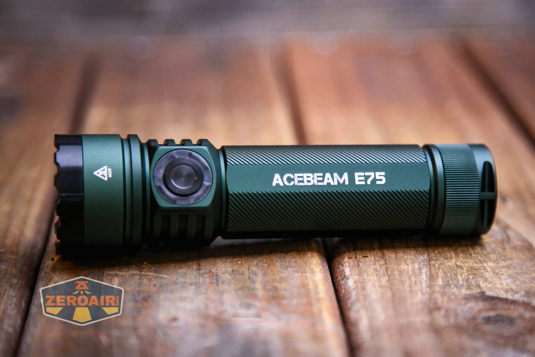 Acebeam E75 Nichia Flashlight Review - ZeroAir Reviews