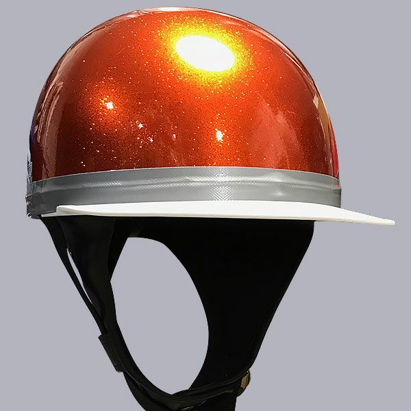 族ヘル 激安コルク半ミツボタン/オレンジラメ | 旧車バイクカスタム