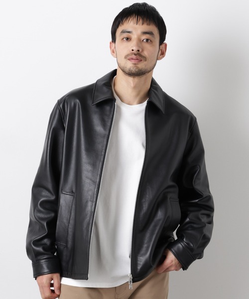 NANO universe（ナノ・ユニバース） 革ジャン ライダース レザー