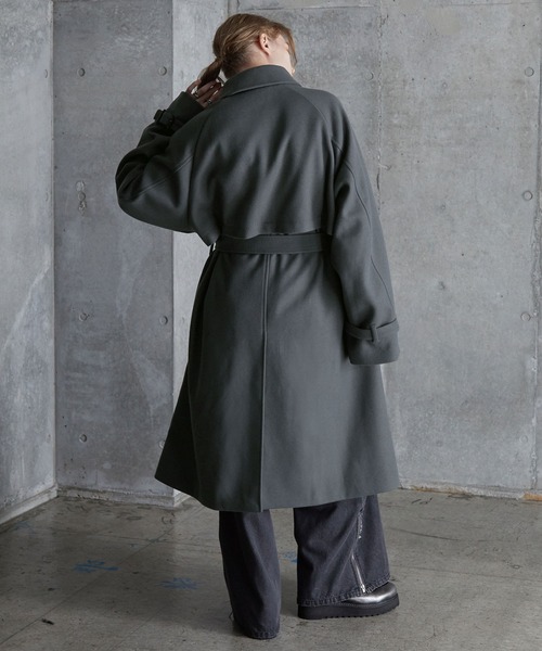 SERACE ステンカラーコート コート メンズ レディース : ZOZOTOWN