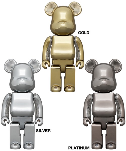 BE@RBRICK フィギュア AUDIO CHROME 400％ Portable Bluetooth(R