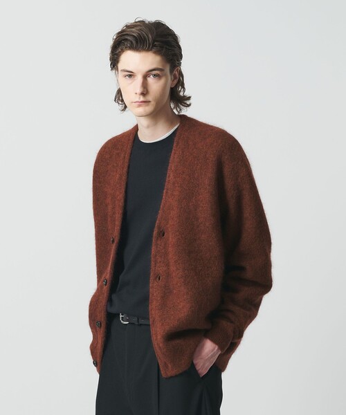 BEAUTY＆YOUTH UNITED ARROWS カーディガン シャギー モヘヤ Vネック