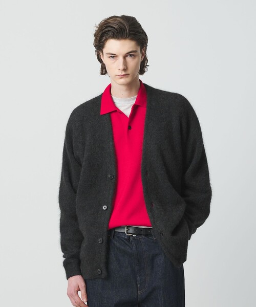 BEAUTY＆YOUTH UNITED ARROWS カーディガン シャギー モヘヤ Vネック