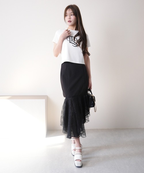 LIP SERVICE（リップサービス） スカート シアーチェックマーメイド