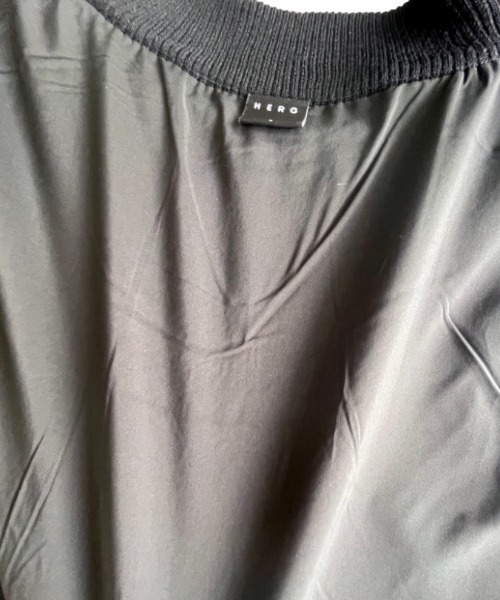 HERG1（エルグワン） ベスト ジレ ブロックチェック Vネックニット