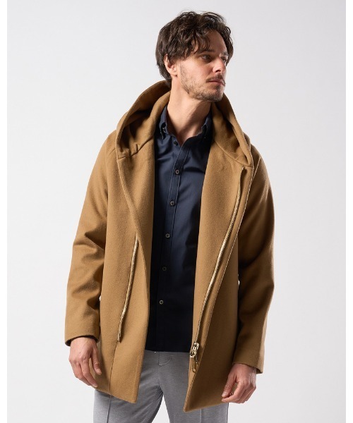 wjk コート ジャケット 「LEON×B'2nd×wjk」exclusive zip witch coat