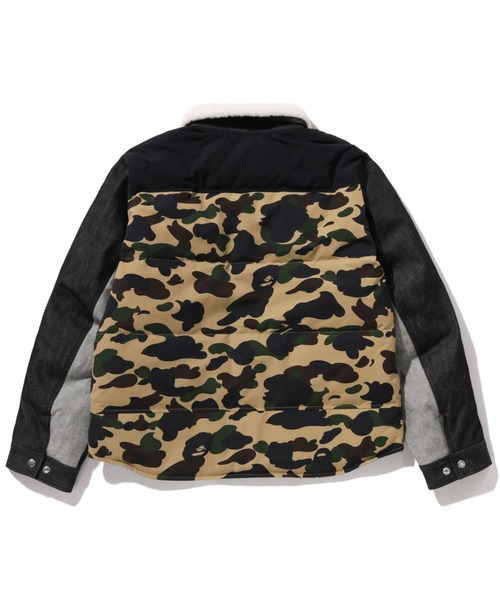 A BATHING APE（アベイシングエイプ） デニムジャケット gジャン DOWN