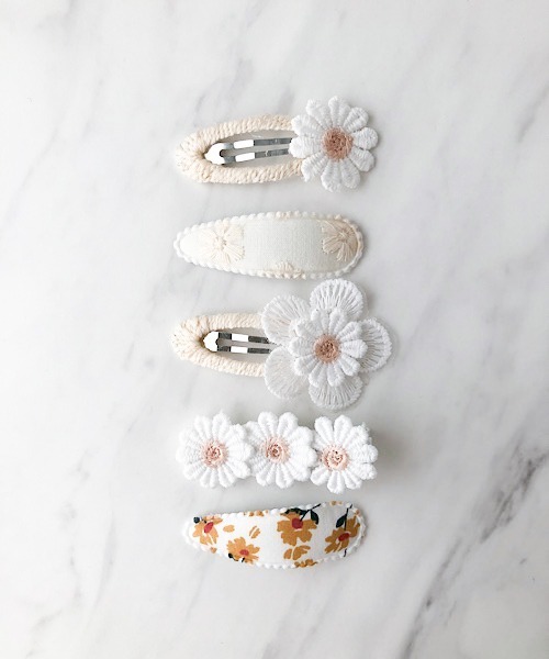 frangipani ヘアピン デイジーフラワーヘアピンセット(KIDS