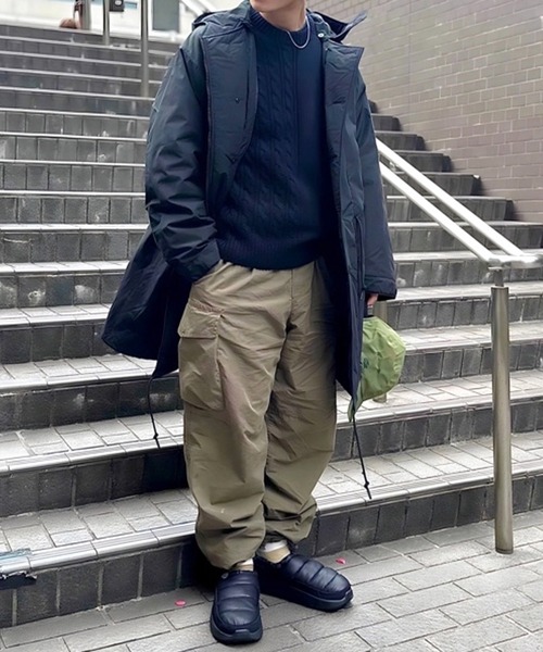 LACOSTE（ラコステ） モッズコート コート オーバーサイズ 比翼仕立て