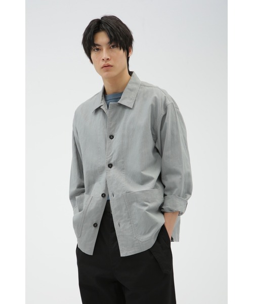 MHL.（エムエイチエル） シャツ COTTON HEMP OXFORD メンズ : ZOZOTOWN