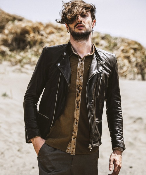 NO ID.（ノーアイディー） 革ジャン ライダース 「NO ID.」Cow Leather