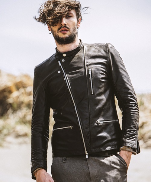 NO ID.（ノーアイディー） 革ジャン ライダース 「NO ID.」Cow Leather