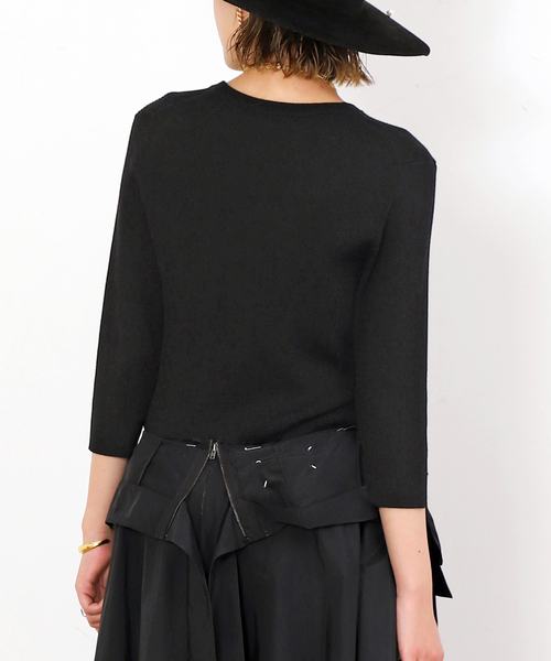 EVERYDAY I LIKE. ニット セーター *リブクルーネックプルオーバー