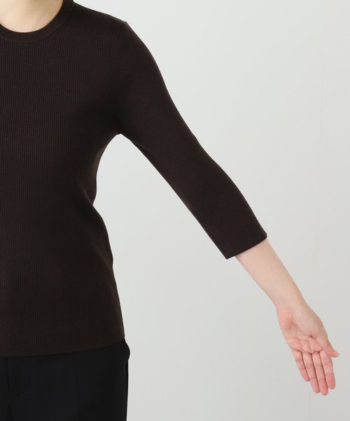 EVERYDAY I LIKE. ニット セーター *リブクルーネックプルオーバー