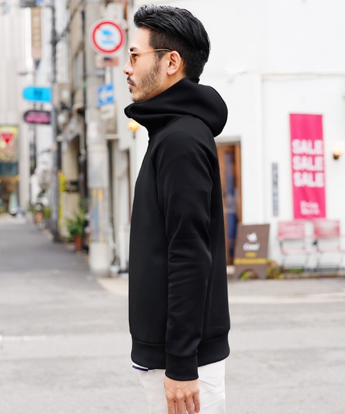 JIGGYS SHOP（ジギーズショップ） パーカー ポンチハーフZIPプル