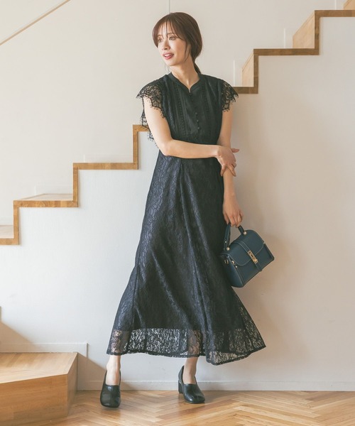 mysty woman（ミスティウーマン） ノースリーブワンピース FREE