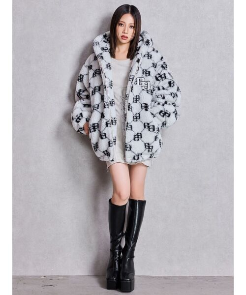 GYDA（ジェイダ） ブルゾン アウター GGラメボアBIGブルゾン