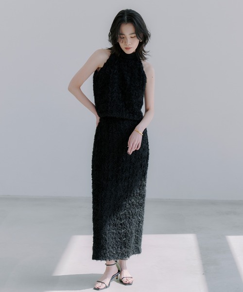 anuans（アニュアンス） スカート エンブロイダリータイトスカート