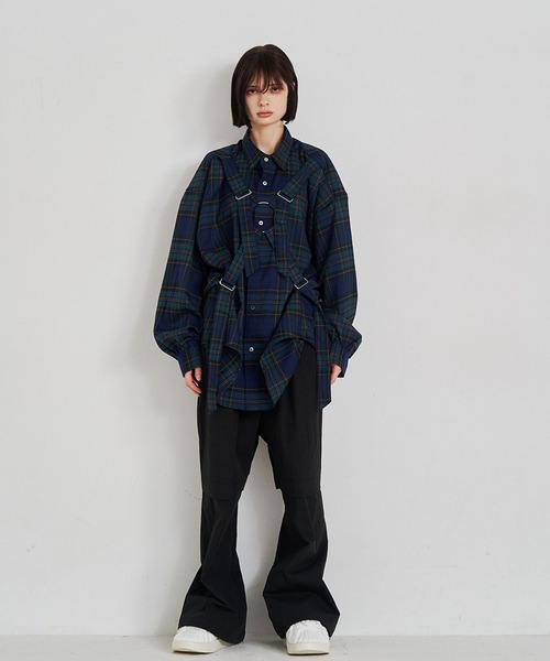SeeSew シャツ 「UNISEX」PARACHUTE SHIRTS/パラシュートチェック