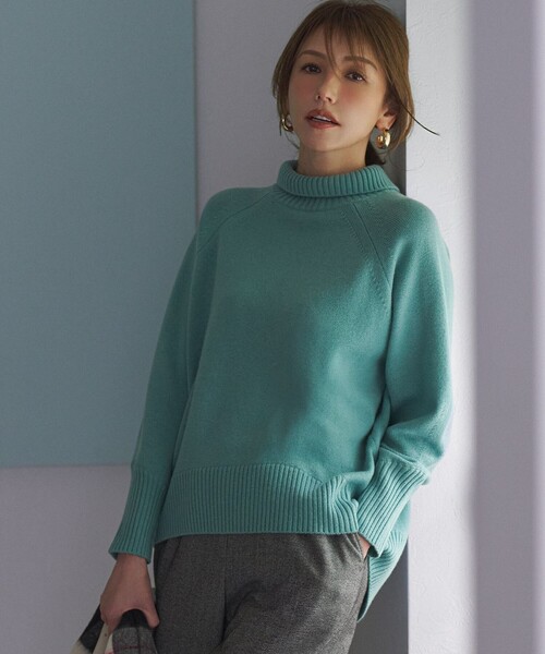 組曲（KUMIKYOKU） ニット セーター ウールカシミヤミックス ロール