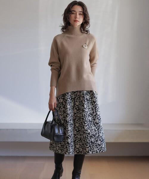 組曲（KUMIKYOKU） ニット セーター ウールカシミヤミックス ロール