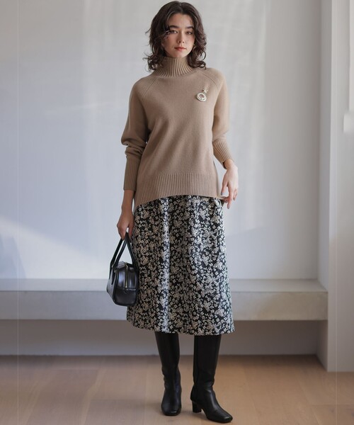 組曲（KUMIKYOKU） ニット セーター ウールカシミヤミックス ロール