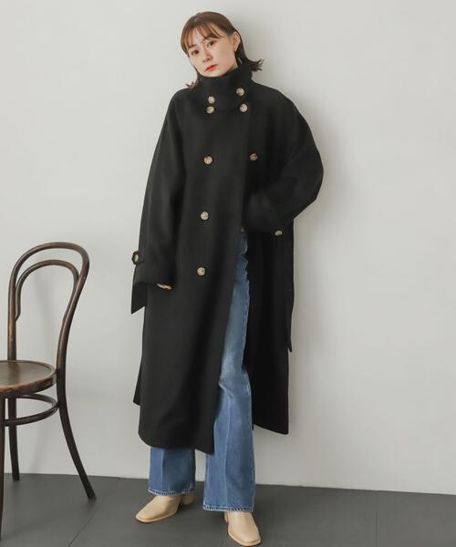 SENSE OF PLACE by URBAN RESEARCH ステンカラーコート コート ウール