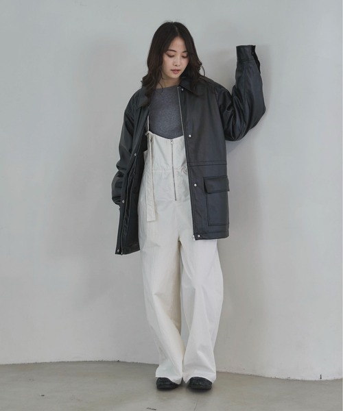 feepur（フェピュール） サロペット オーバーオール 2wayドロスト