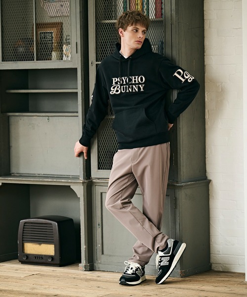 Psycho Bunny（サイコバニー） パーカー 3Dシグネチャー マルチロゴ