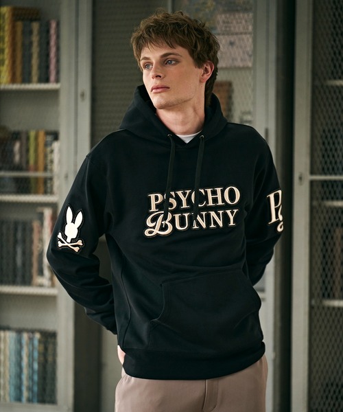 Psycho Bunny（サイコバニー） パーカー 3Dシグネチャー マルチロゴ