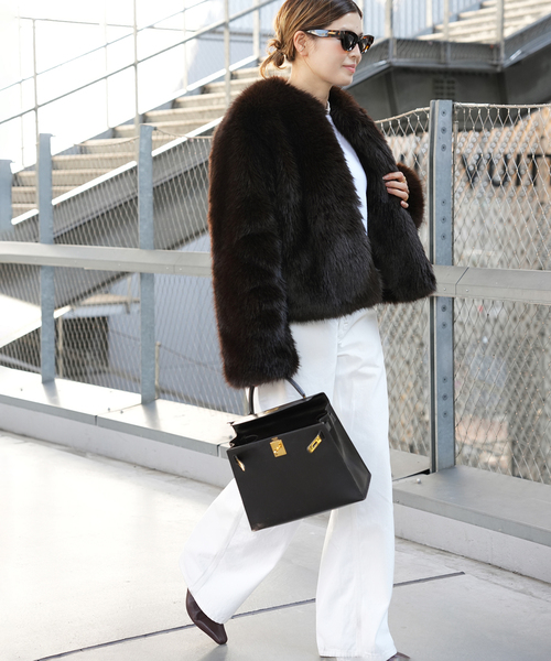 Deuxieme Classe（ドゥーズィエムクラス） コート アウター *Anna Fur