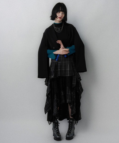 HARE（ハレ） スカート タータンチェックティアードスカート(HARE