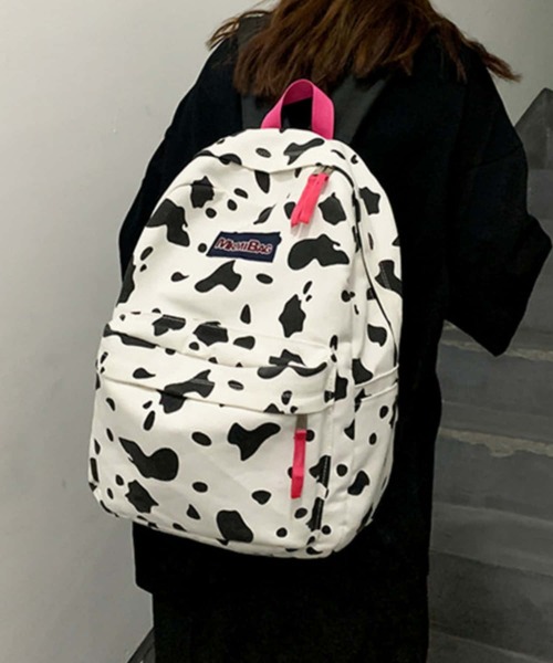 LA VORAGINE（ラ ヴォラジネ） デイバック リュック ヒョウ柄バック