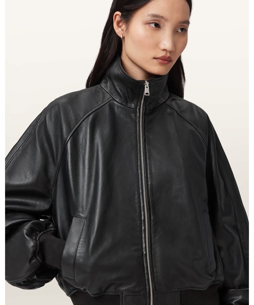 ALLSAINTS（オールセインツ） ma1 ma-1 FELDA LEATHER BOMBER JACKET