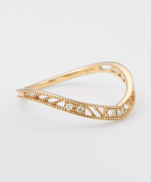 agete（アガット） 指輪 リング K10リング レディース : ZOZOTOWN