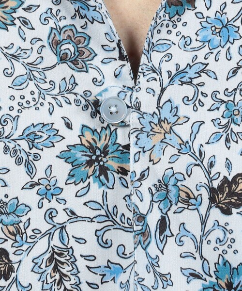 TOMORROWLAND（トゥモローランド） シャツ コットンシルク フラワー